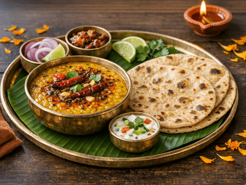 Dal Tadka with 2 Roti