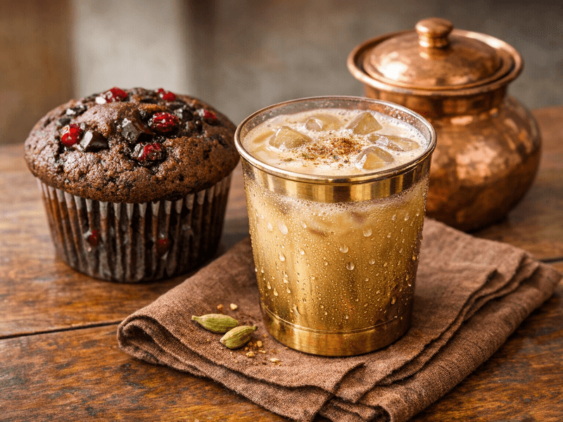 Dark Chocolate Cranberry Muffin