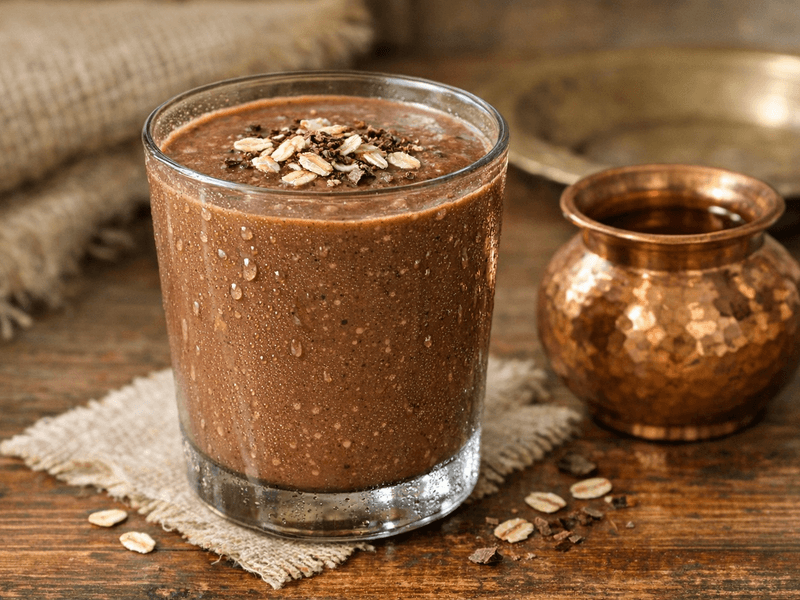 Dark Chocolate Oats Smoothie