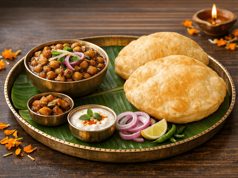 Delhi Chana Bhatura