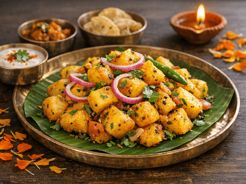 Dry Potato Bhaji