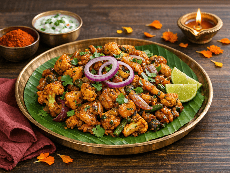 Dry Rang Bhaji