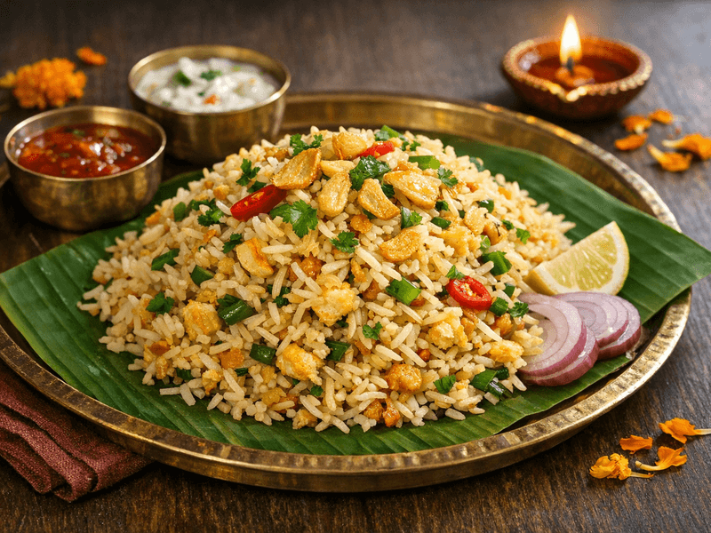 Egg Fried Rice with Garlic
