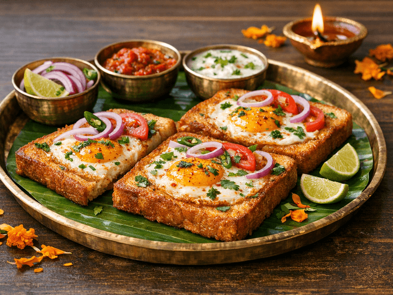 Egg Fry Toast