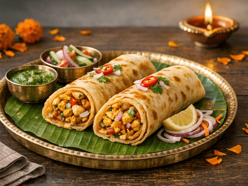 Egg Kathi Roll