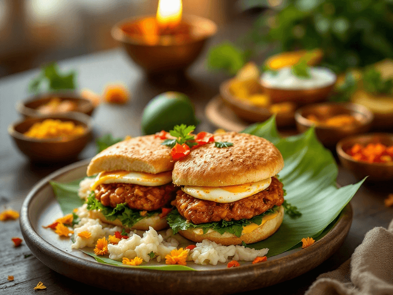 Egg Sambal Sandwich
