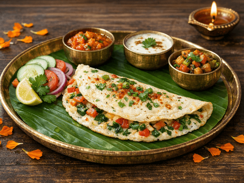 Egg White Omelette with Vegetables