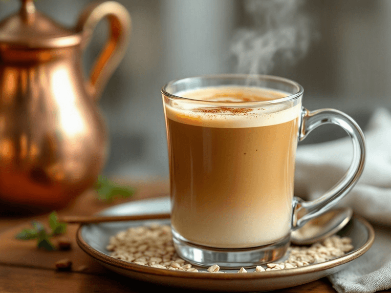 Filter Coffee with Oat Milk