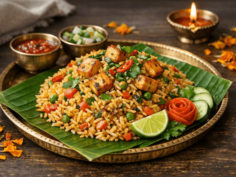 Fried Rice with Tofu