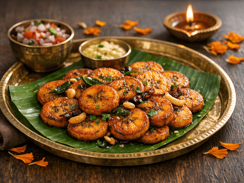 Ghee Roasted Plantain Slices