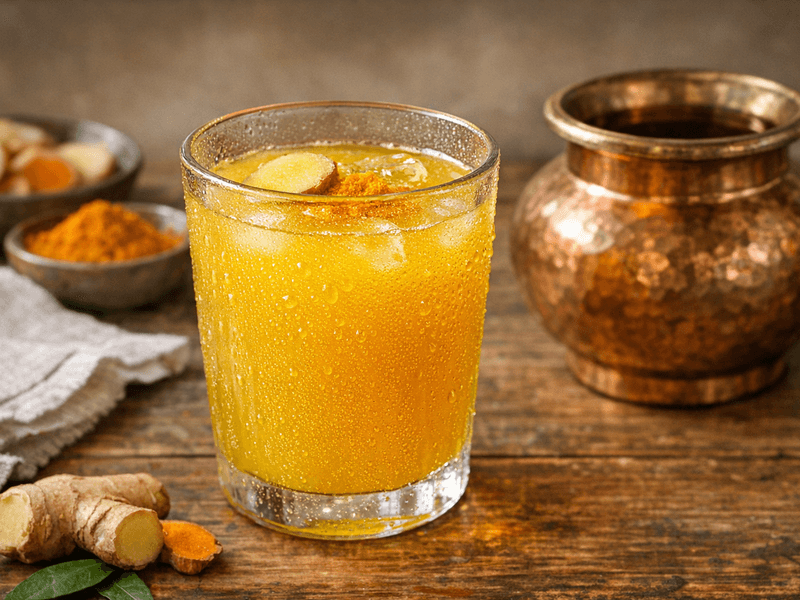 Ginger Tumeric Water