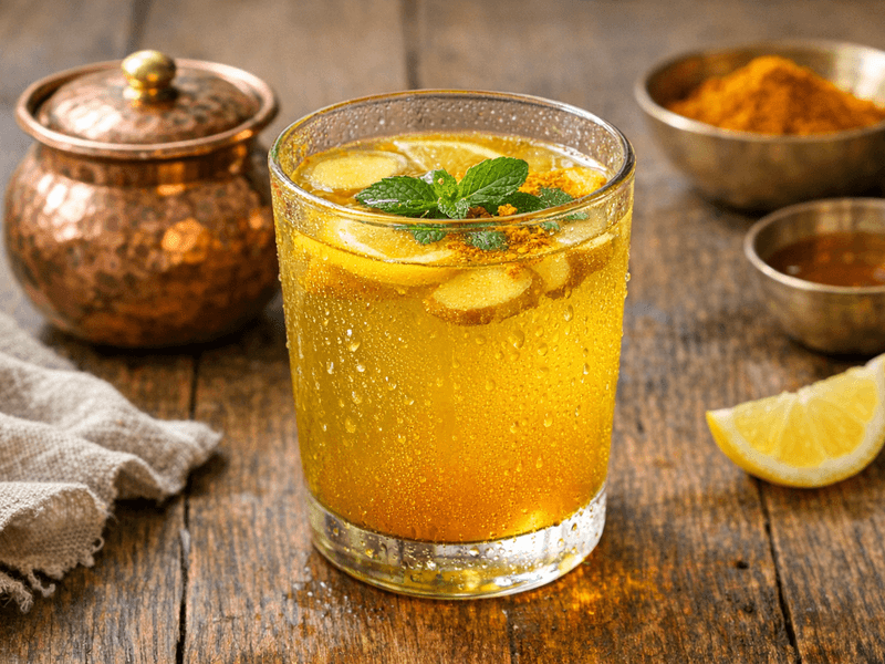 Ginger Turmeric Detox Water