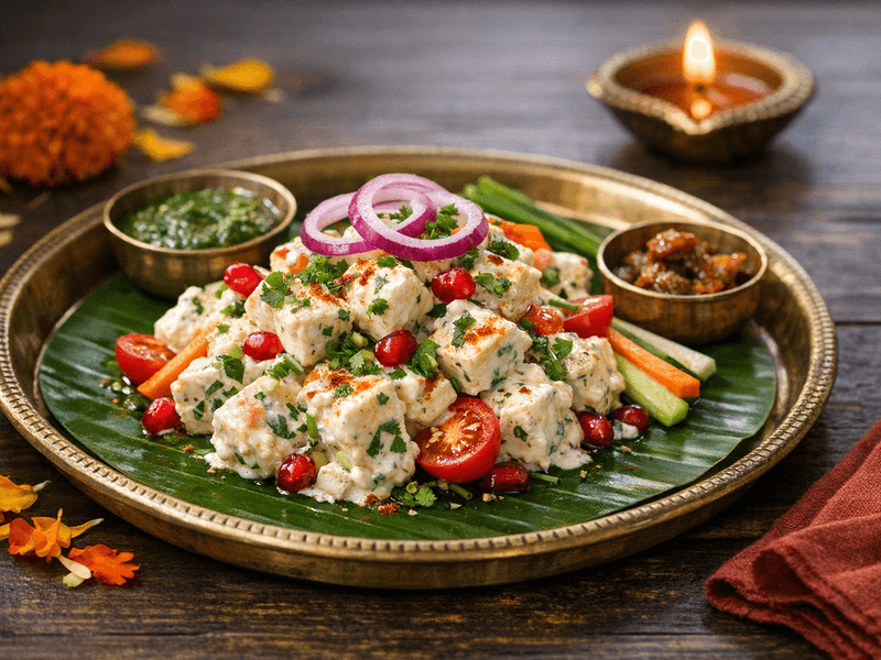 Greek Yogurt Paneer Salad