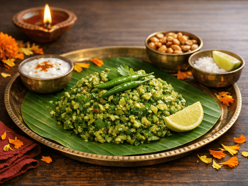 Green Chilly Thecha