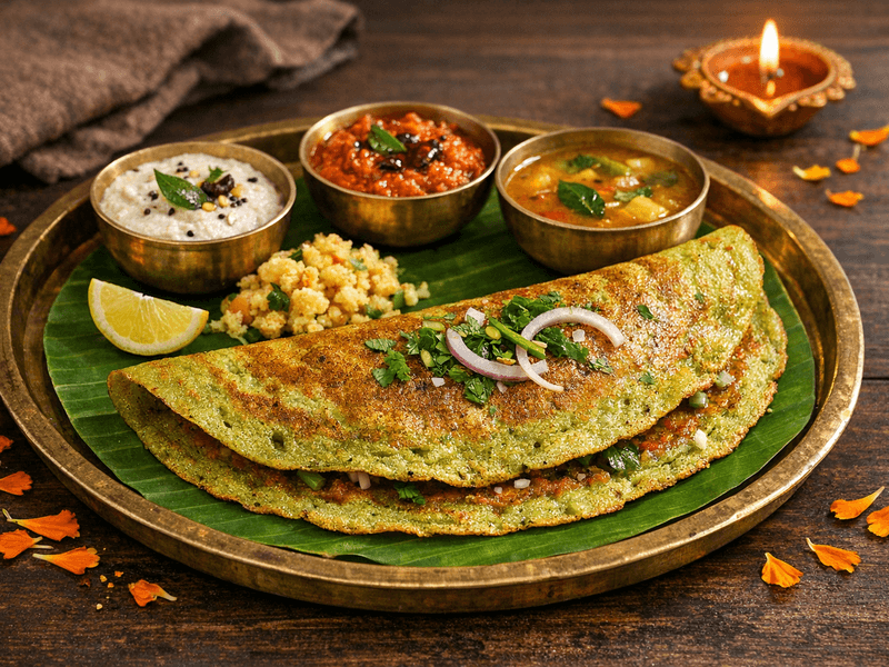 Green Gram Dosa