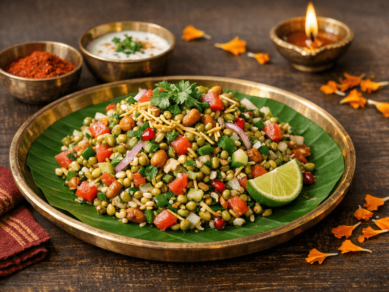 Green Moong Sprout Salad