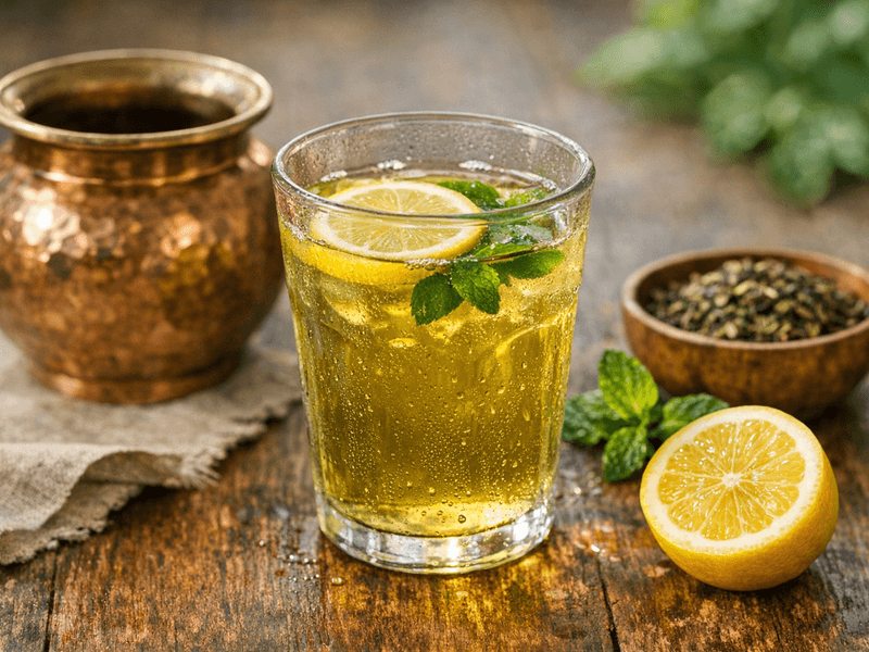 Green Tea with Lemon