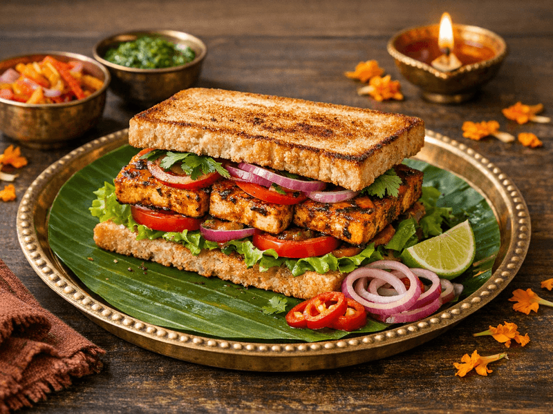 Grilled Tofu Sandwich