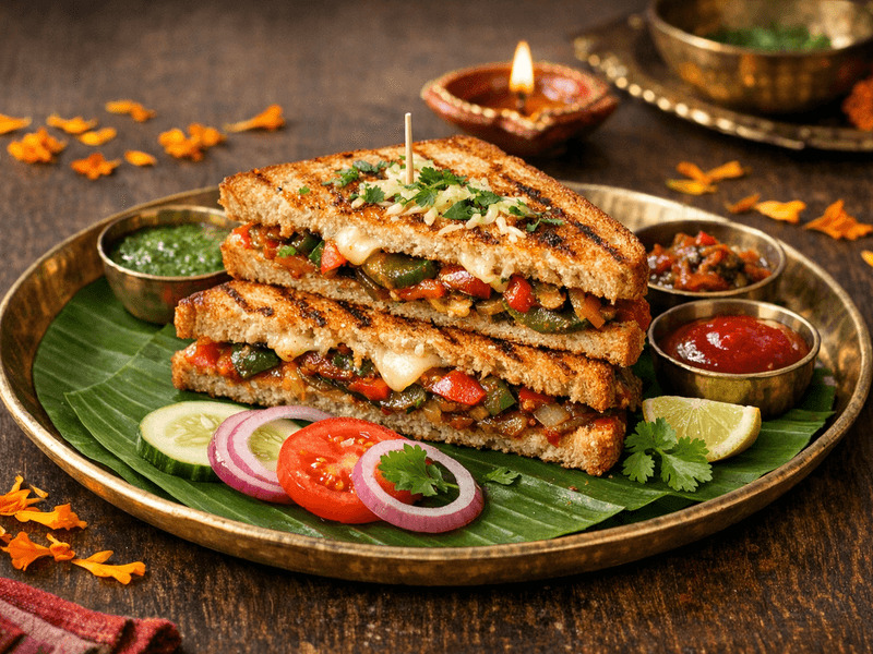 Grilled Vegetable Sandwich