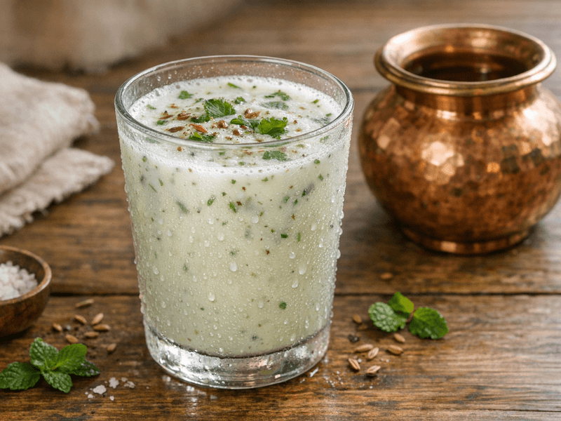 Gujarati Chaas Without Sugar