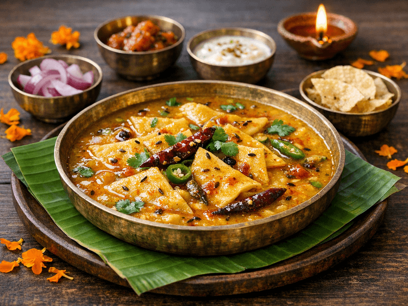 Gujarati Dal Dhokli