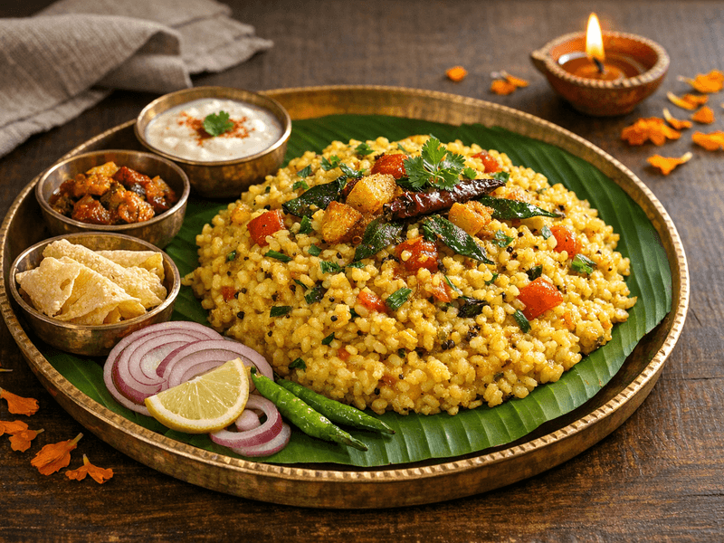 Gujarati Vaghareli Khichdi
