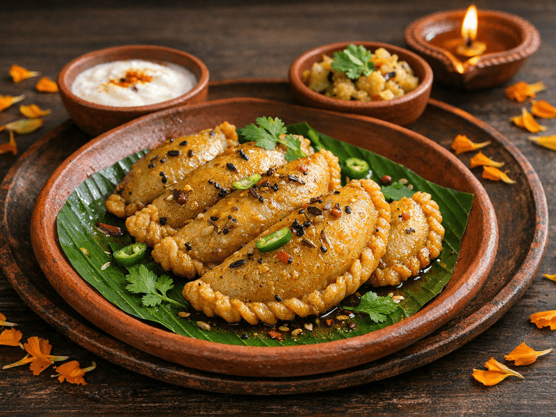 Gujhiya Pitha (Bihari)