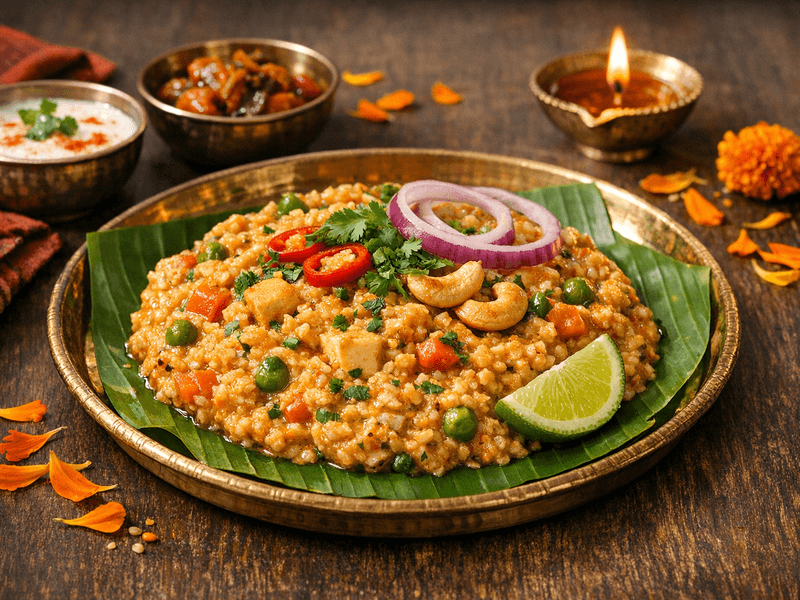 High Protein Masala Oats