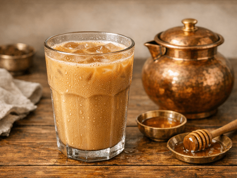 Honey Coffee with Milk