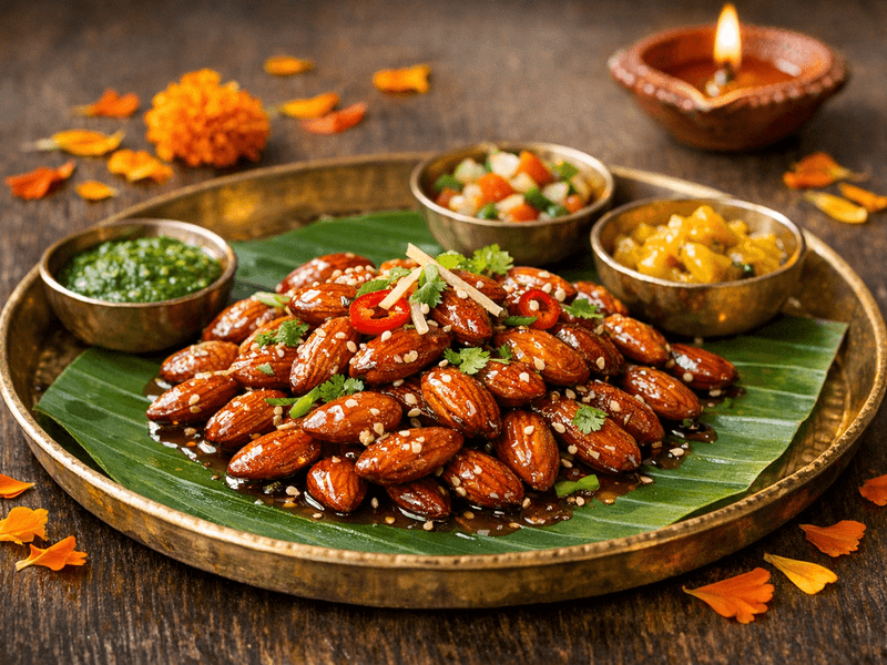 Honey Glazed Almonds