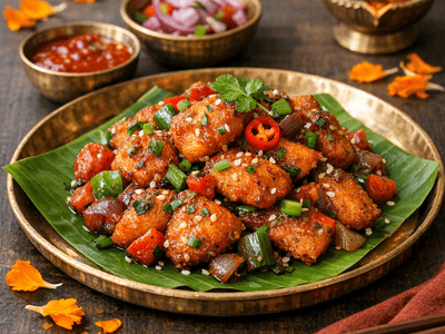 Idli Manchurian Dry
