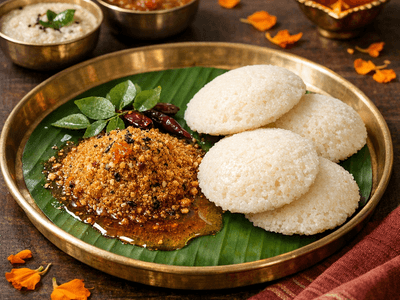 Idli Podi with Sesame Oil
