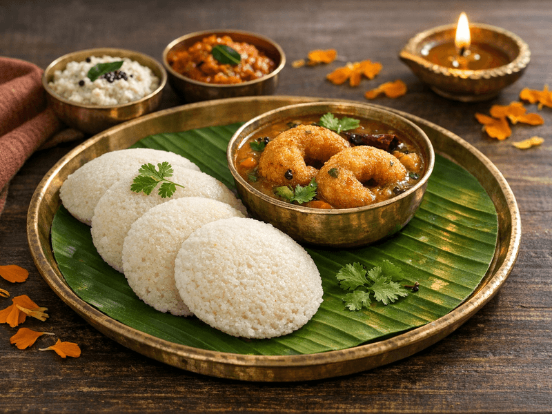 Idli, Vada Sambar
