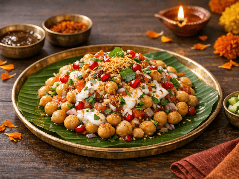 Indian Chickpea Salad with Yoghurt