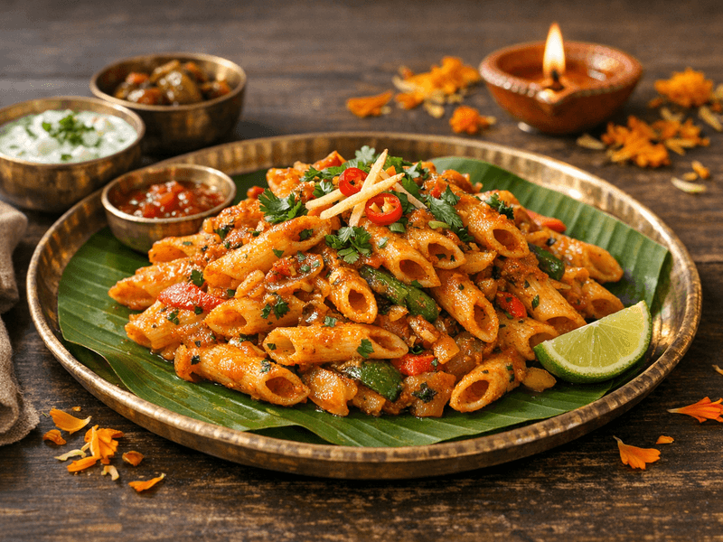 Indian Style Pasta