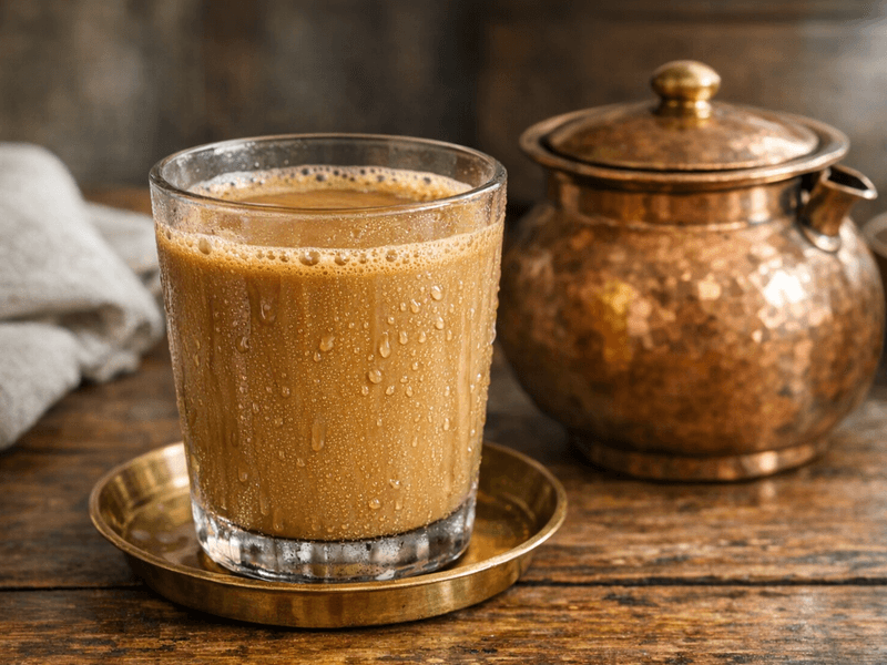 Instant Coffee with Milk Without Sugar