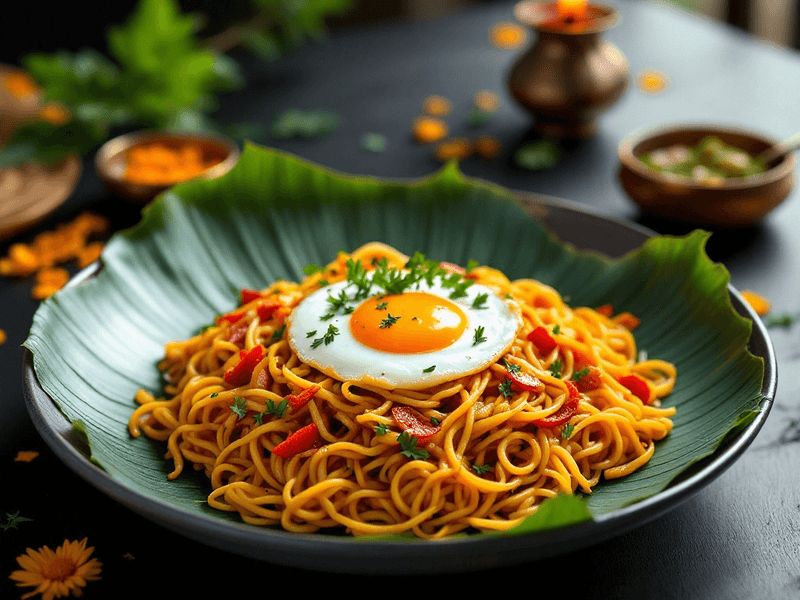 Instant Noodles with Egg