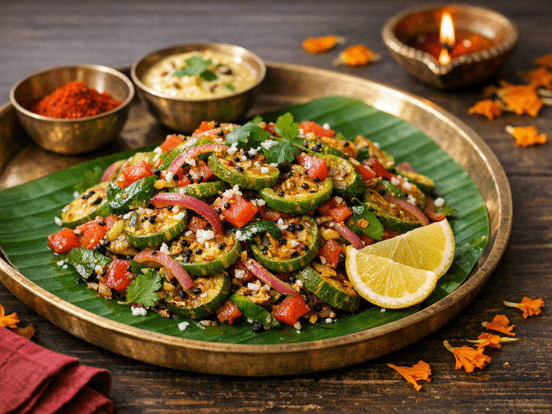 Ivy Gourd Salad with Lemon