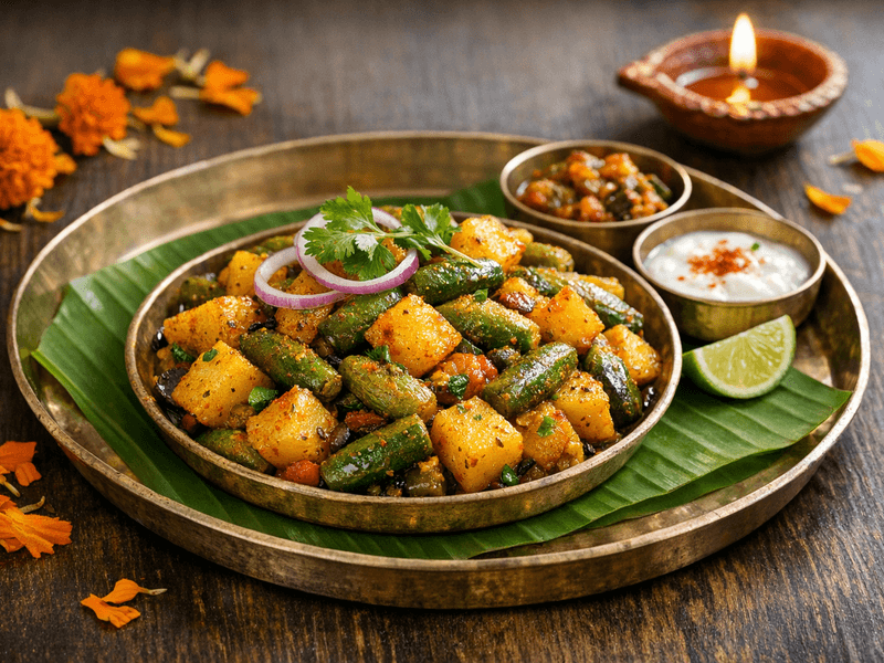 Ivy Gourd with Potato