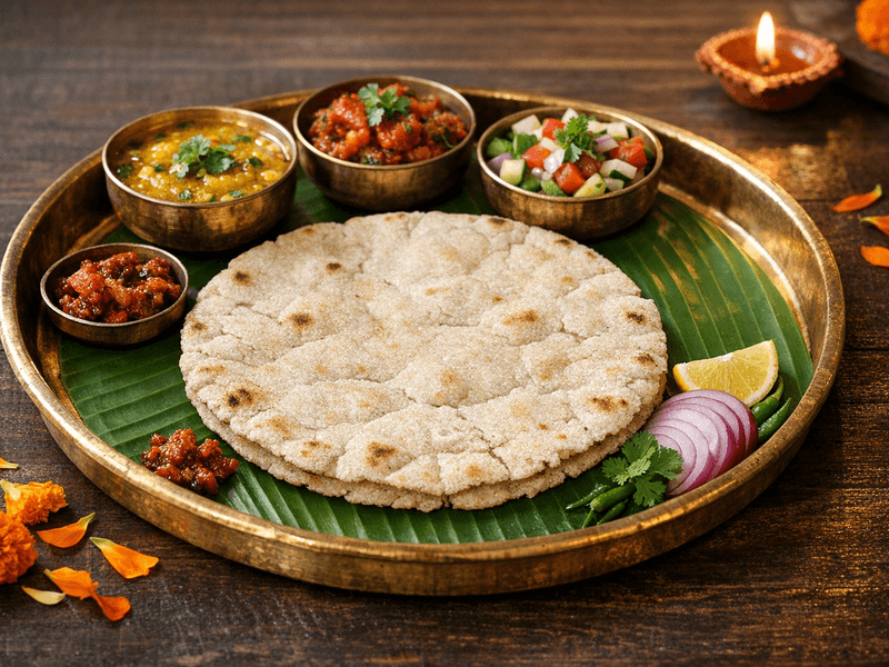 Jowar Bhakri Without Ghee Or Oil