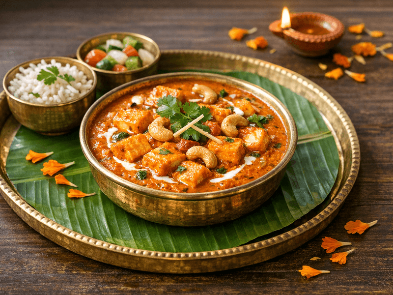 Kaju Paneer Curry