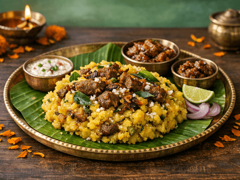 Kappa Biriyani with Mutton