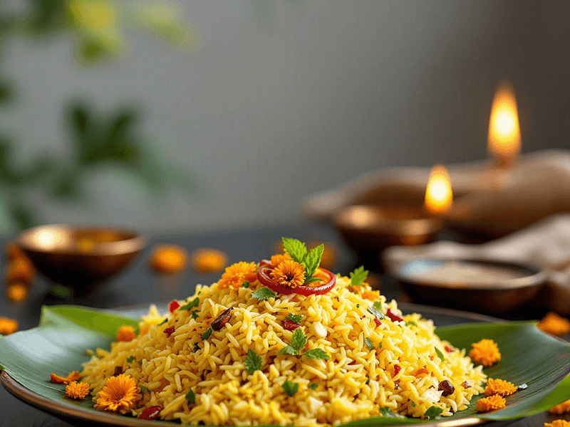 Karpooravalli Leaf Rice