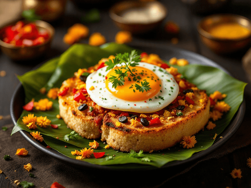 Kaya Toast with Soft Boiled Egg