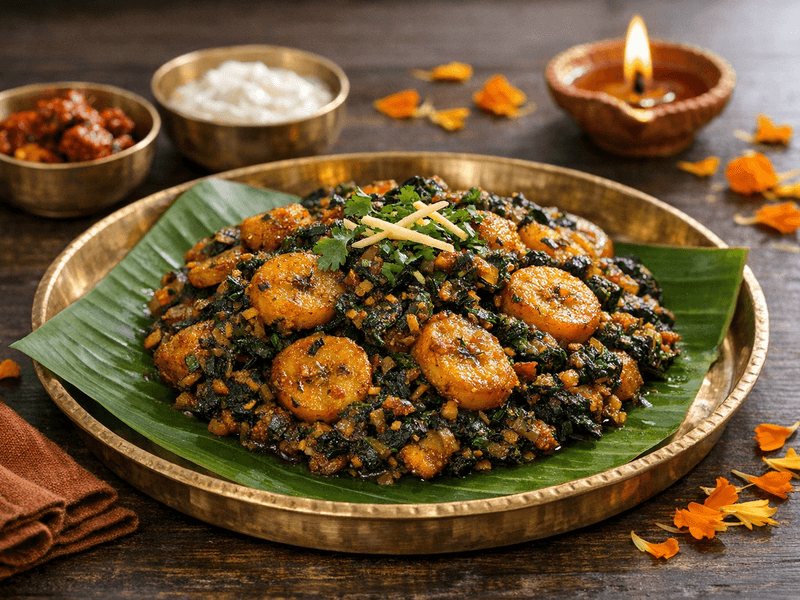 Kela Methi nu Shaak