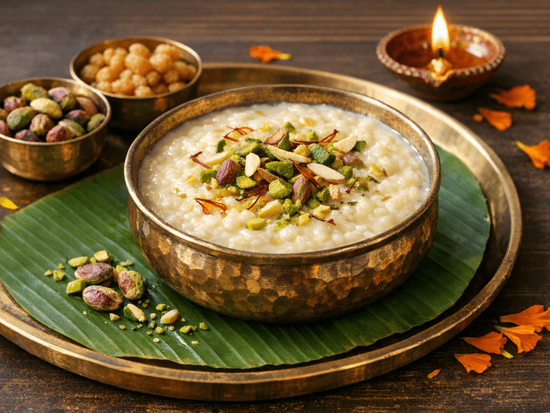 Kheer with Pistachios