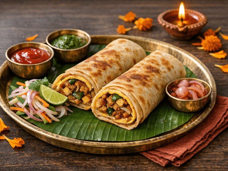 Kolkata Egg Roll