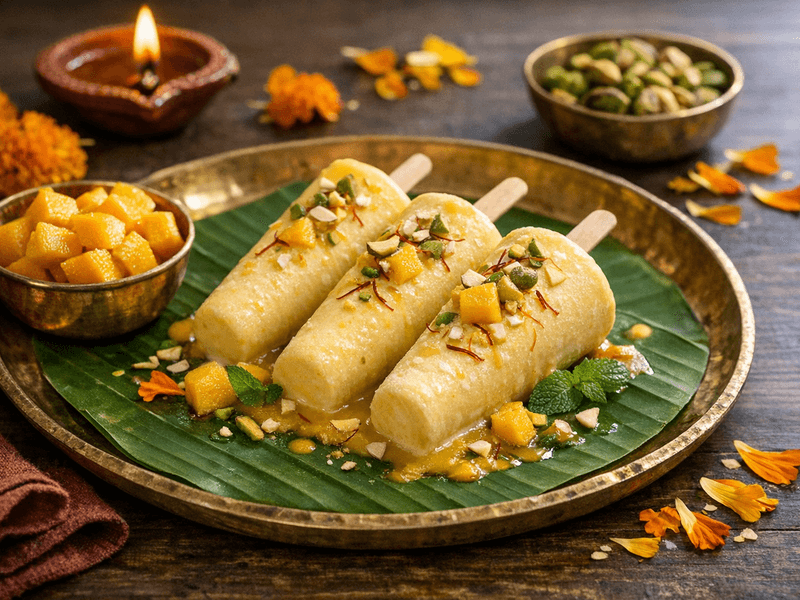 Kulfi with Mango