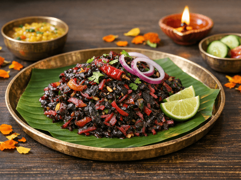 Lal Shaak Bhaja