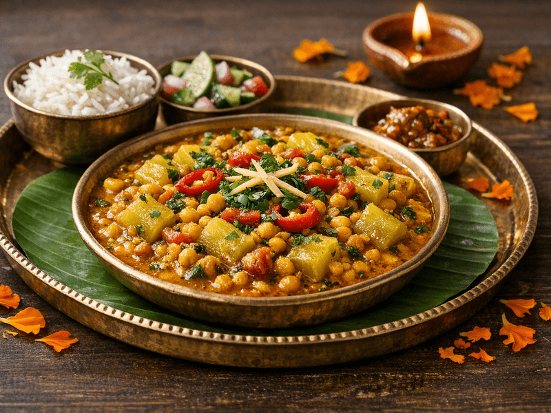 Lauki Chana Dal Curry
